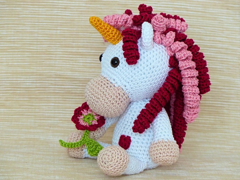 PDF: Adele, the Unicorn Princess Amigurumi Crochet Pattern image 3