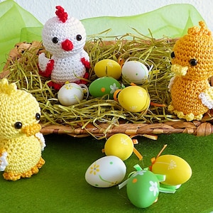 PDF: Easter Chicklet and Ducklings - Amigurumi Crochet Pattern