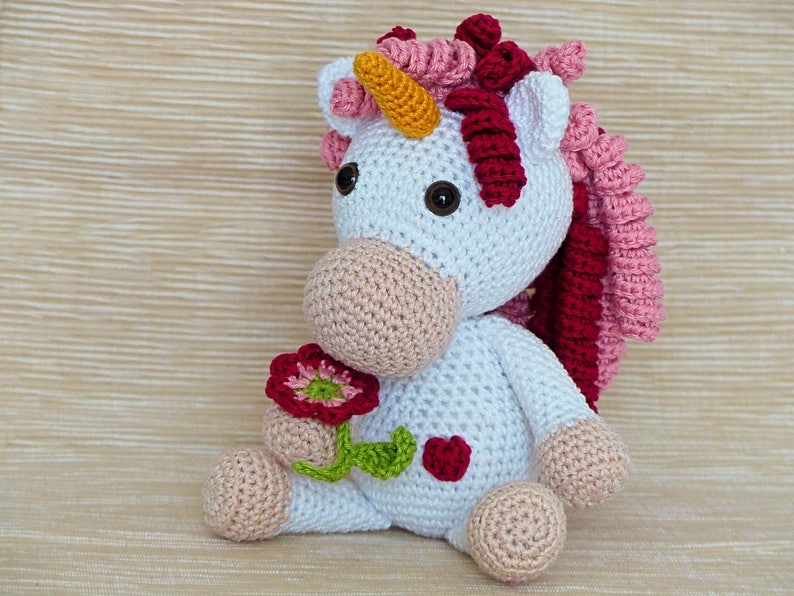 PDF: Adele, the Unicorn Princess Amigurumi Crochet Pattern image 5