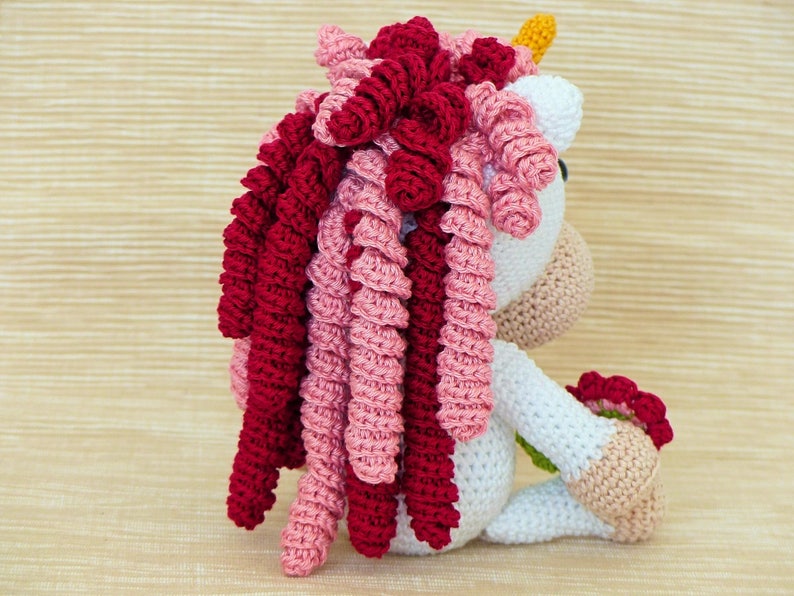 PDF: Adele, the Unicorn Princess Amigurumi Crochet Pattern image 4