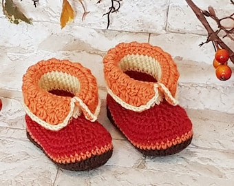 PDF: Baby Booties „Marly“ (0-6 months) – Crochet Pattern