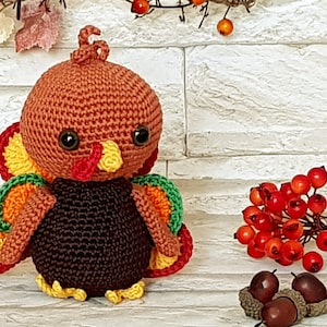 PDF: Toby, the Turkey  - Amigurumi Crochet Pattern