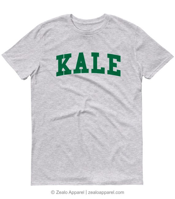 Kale Shirt. Yale university style varsity tshirt college Etsy