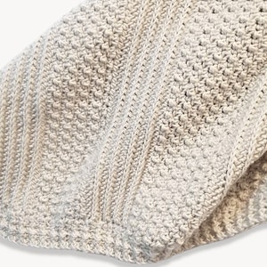 Modèle de couverture facile au crochet : afghan réversible moderne (Modèle PDF)