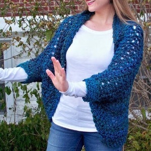 Fall Crochet Pattern | Easy Crochet Pattern | Cocoon Shrug | Beginner Friendly | Crochet Cardigan | PDF Crochet Pattern | The Lydia