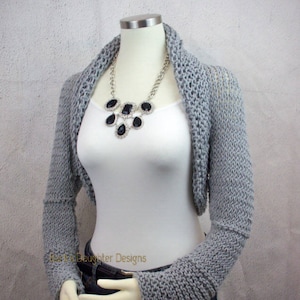 Knitting Pattern Shrug Easy Knitting Pattern Instant Download