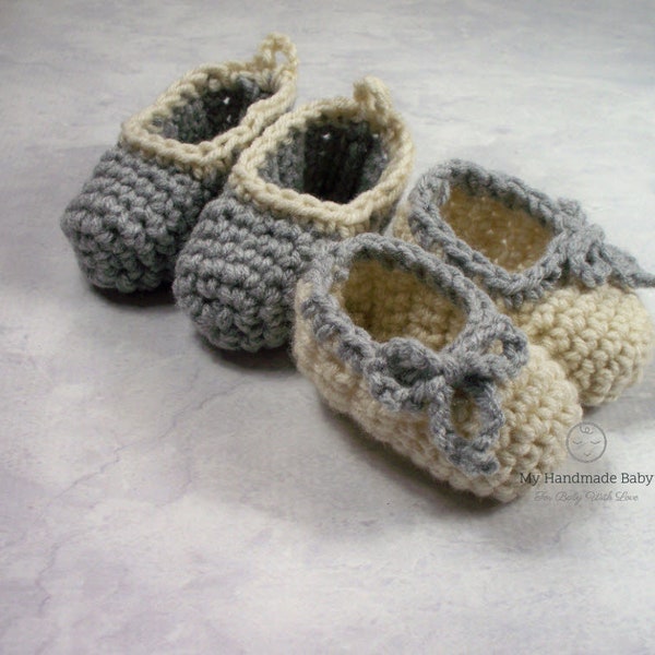 Easy Crochet Pattern | Baby Crochet Pattern | Crochet Baby Shoes | Crochet Baby Booties | Beginner Crochet | Baby Loafers | The Beck