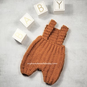 Crochet Pattern, Baby Romper Crochet Pattern, Baby Crochet, Crochet Pattern, Baby Bloomers Crochet Pattern, The Pennbrooke Easy Crochet image 4
