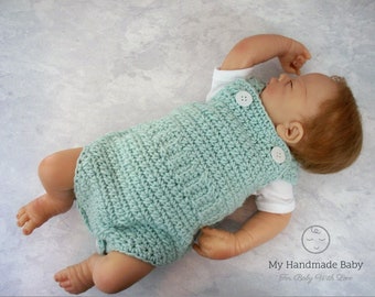 Crochet Baby Romper Pattern: Easy Unisex Overalls (PDF Pattern)