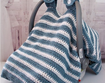 Crochet Pattern | Baby Car Seat Cover | Baby Crochet | Crochet Baby Blanket | Easy Crochet Pattern | Instant Download | PDF Pattern