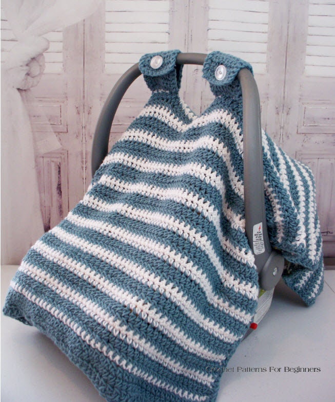 Free crochet baby car seat cover pattern hotsell