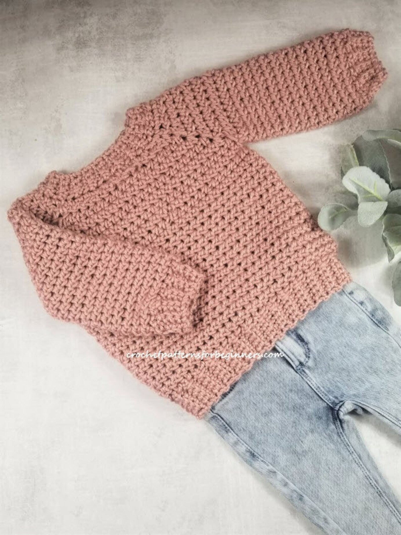 Crochet Pattern Baby Sweater Pullover Unisex Crochet Pattern Etsy