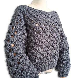 Granny Stitch Sweater Easy Crochet Pattern | Pullover Sweater | Weekend Crochet | Crochet Video | Not Your Granny Sweater