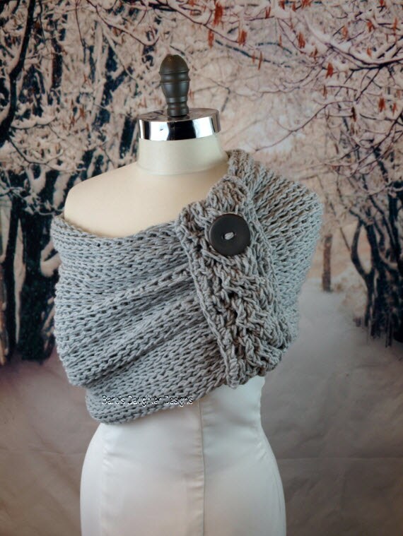 Crochet Winter Wedding Stole Pattern Crochet Bridesmaids Shawl | Etsy