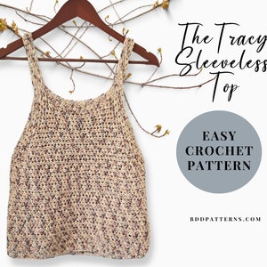 Beginner Crochet Pattern | Crochet Tank Top | Instant Download