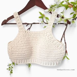Easy Crochet Crop Top Pattern: The Mandy Bralette (Instant Download)