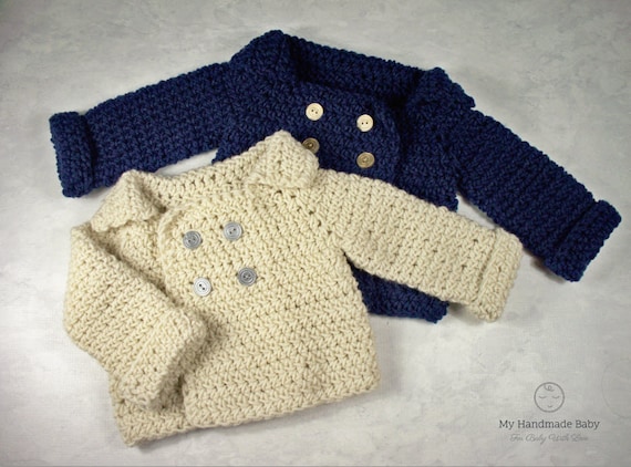 crochet baby coat