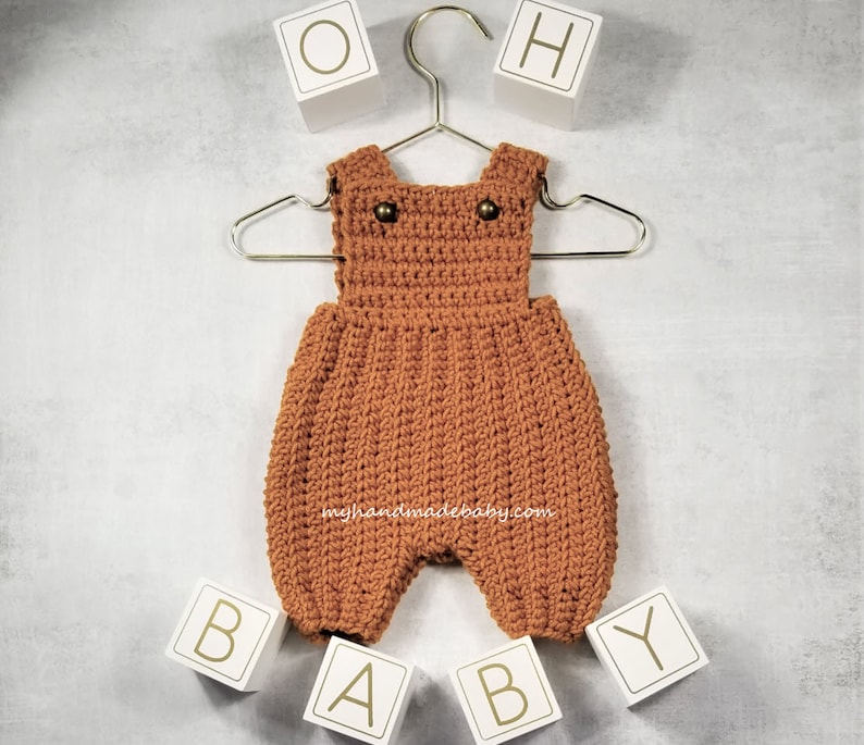 Crochet Pattern, Baby Romper Crochet Pattern, Baby Crochet, Crochet Pattern, Baby Bloomers Crochet Pattern, The Pennbrooke Easy Crochet image 1