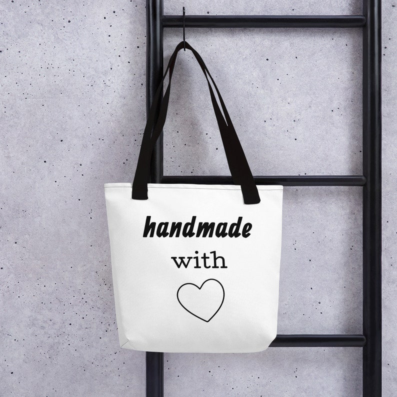 Crafter/'s Canvas Tote Bag Handmade With Love