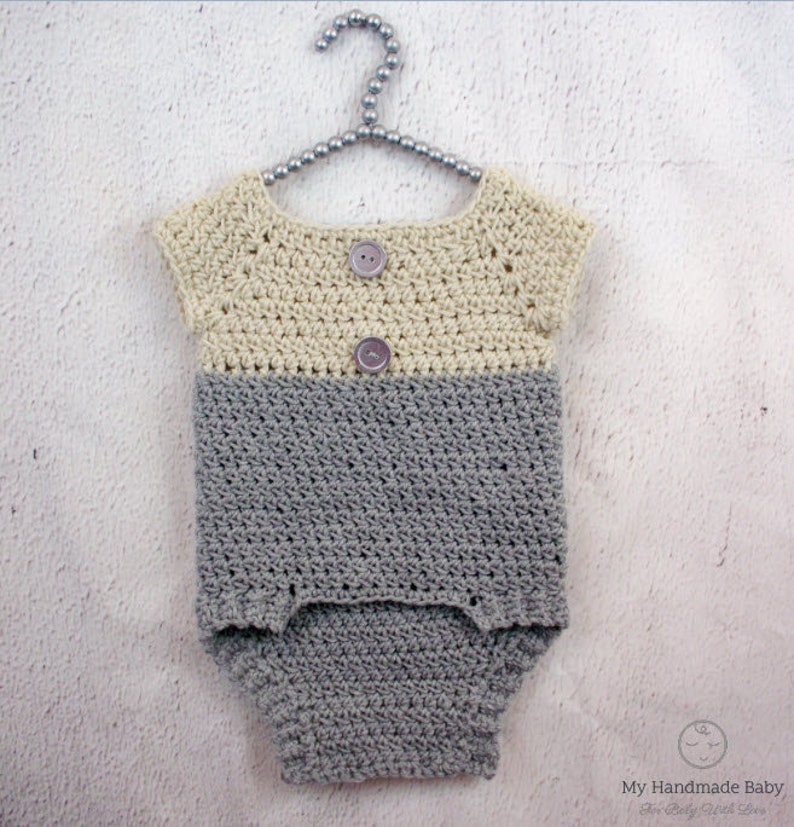 Baby Onesie Crochet Pattern Baby Jumper Crochet Pattern Romper | Etsy