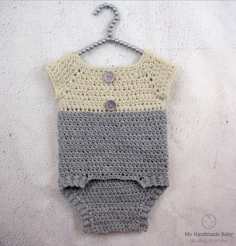 Baby Onesie Crochet Pattern Baby Jumper Crochet Pattern Romper Etsy