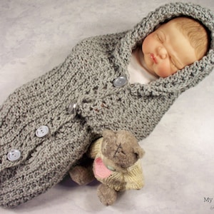 Knitting Pattern Baby Cocoon Easy Knitting Pattern The Cantebury Instant Download