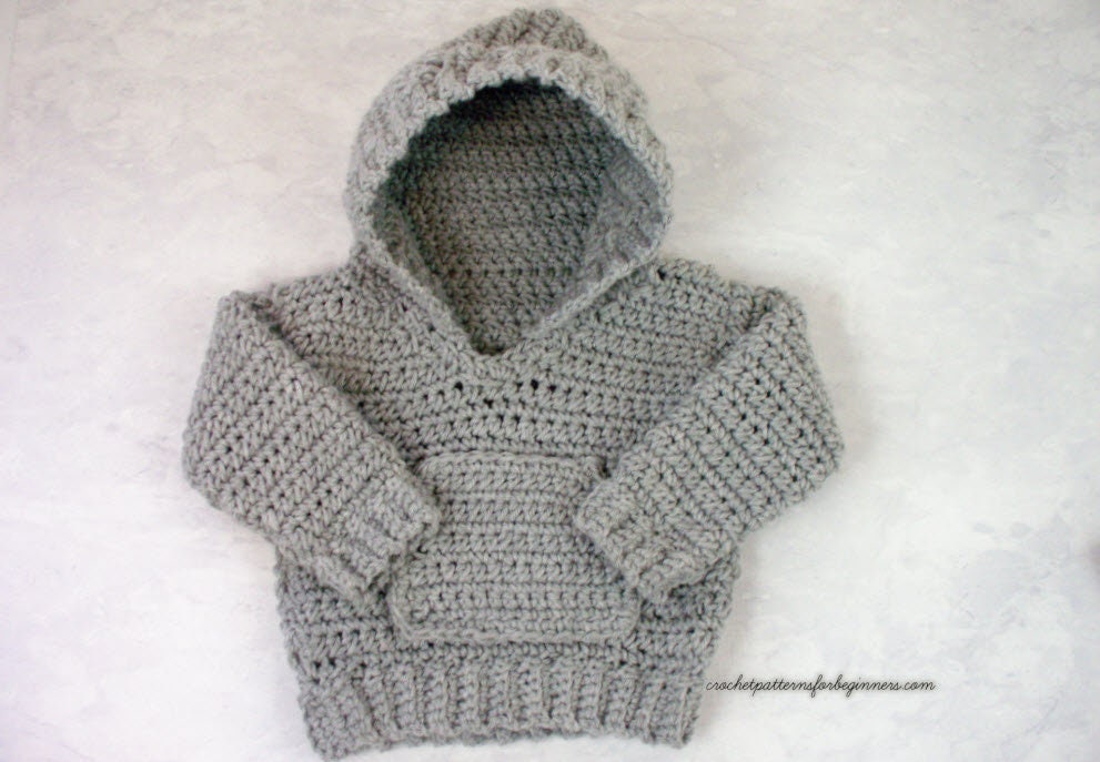 Crochet Baby Hoodie Pattern: The Devon