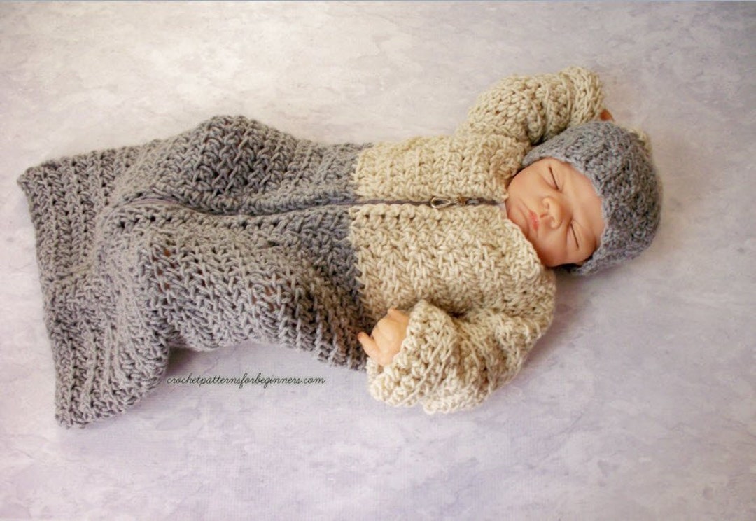 Crochet Pattern Baby Sleep Sack Crochet Pattern the Flannery Etsy