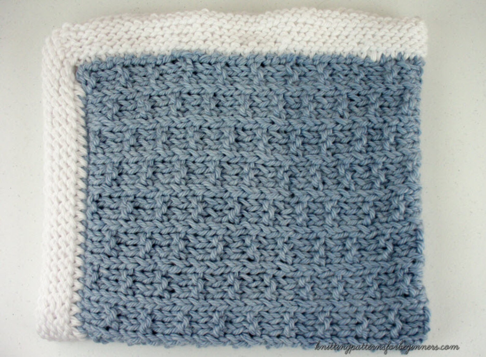 Easy Knitting Pattern Little Boy Blue Baby Blanket Lap Blanket Etsy