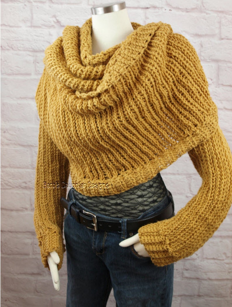 Sweater Scarf Crochet Pattern Crochet Pattern Crochet Scarf Etsy