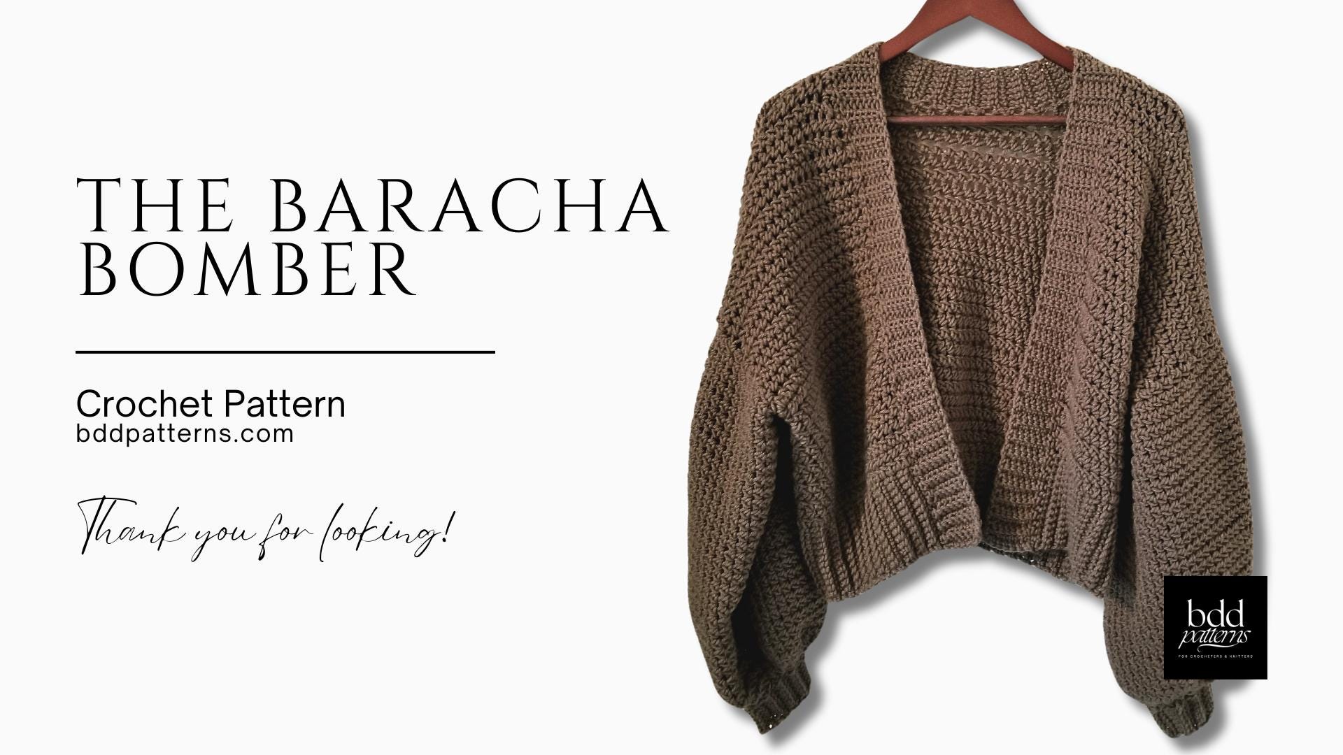40 Oversized Sweater Crochet Patterns for Cozy Layering and Everyday Style 30 Balloon Sleeve Cardigan Crochet Pattern: Modern Oversized