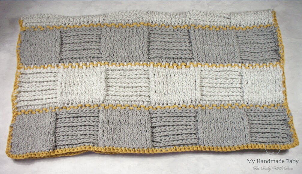 Crochet Pattern Baby Blanket Faux Knit Stitch Baby Afghan Etsy