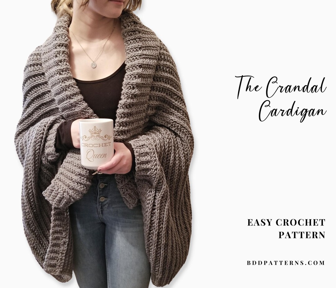 Easy Crochet Pattern Cardigan Crochet Pattern Beginner Crochet Pattern ...