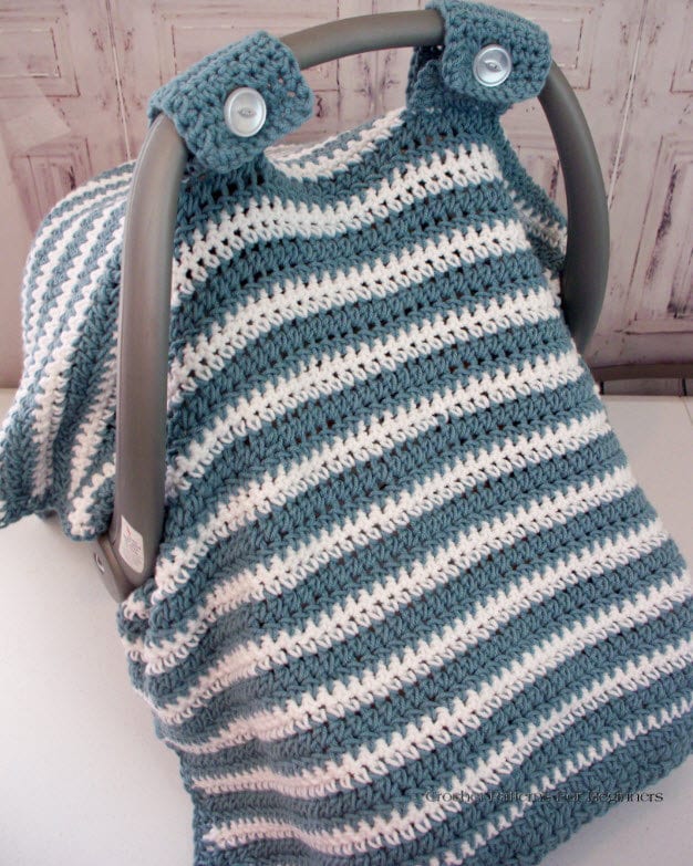 Crochet Pattern Baby Car Seat Cover Baby Crochet Car Seat Etsy