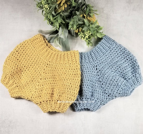 Crochet baby bloomers pattern hotsell