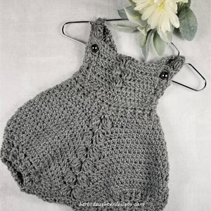 Crochet Pattern Baby Romper Bobble Stitch Crochet Pattern The Justice