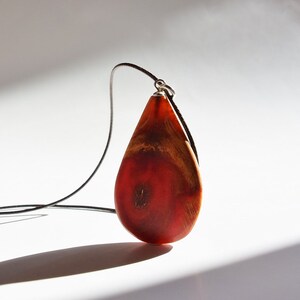Wooden pendant,The necklace from Brazilian wood, wooden necklace,unique wooden pendant,Handmade wooden necklace,natural wood pendant