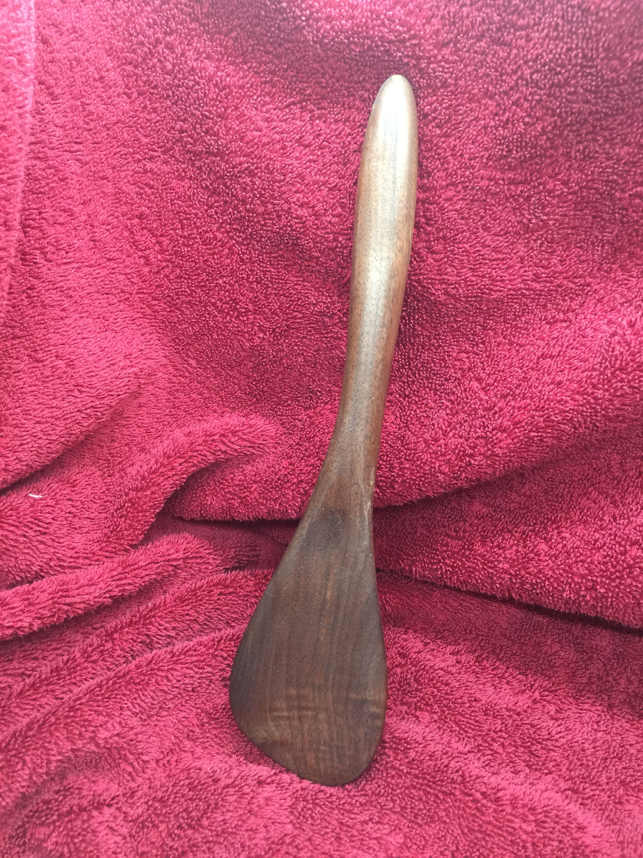 Wooden Spurtle Mixing Spoon Etsy