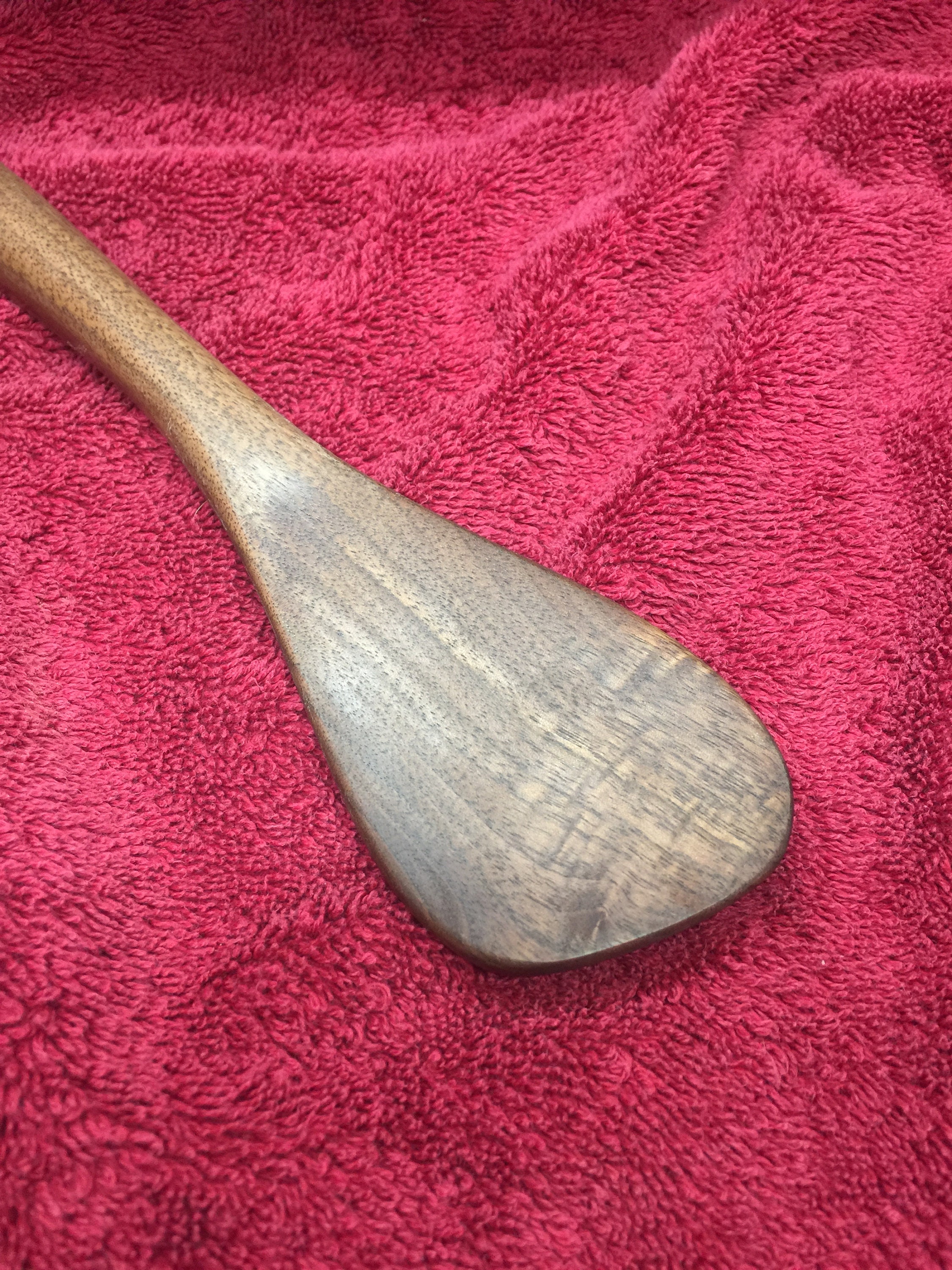 Wooden Spurtle Mixing Spoon Etsy