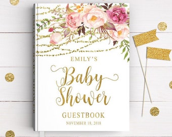 baby guest book etsy