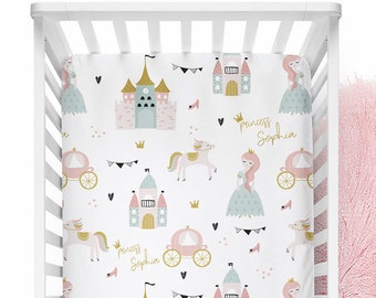 Princess Crib Set Etsy