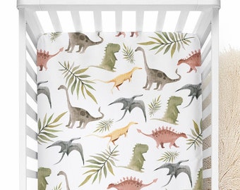 dinosaur cot sheet