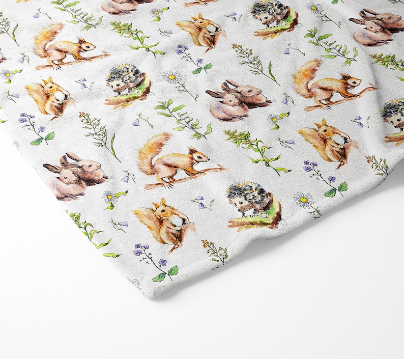 Woodland Nursery Window Curtains Nursery Blackout Curtains Etsy