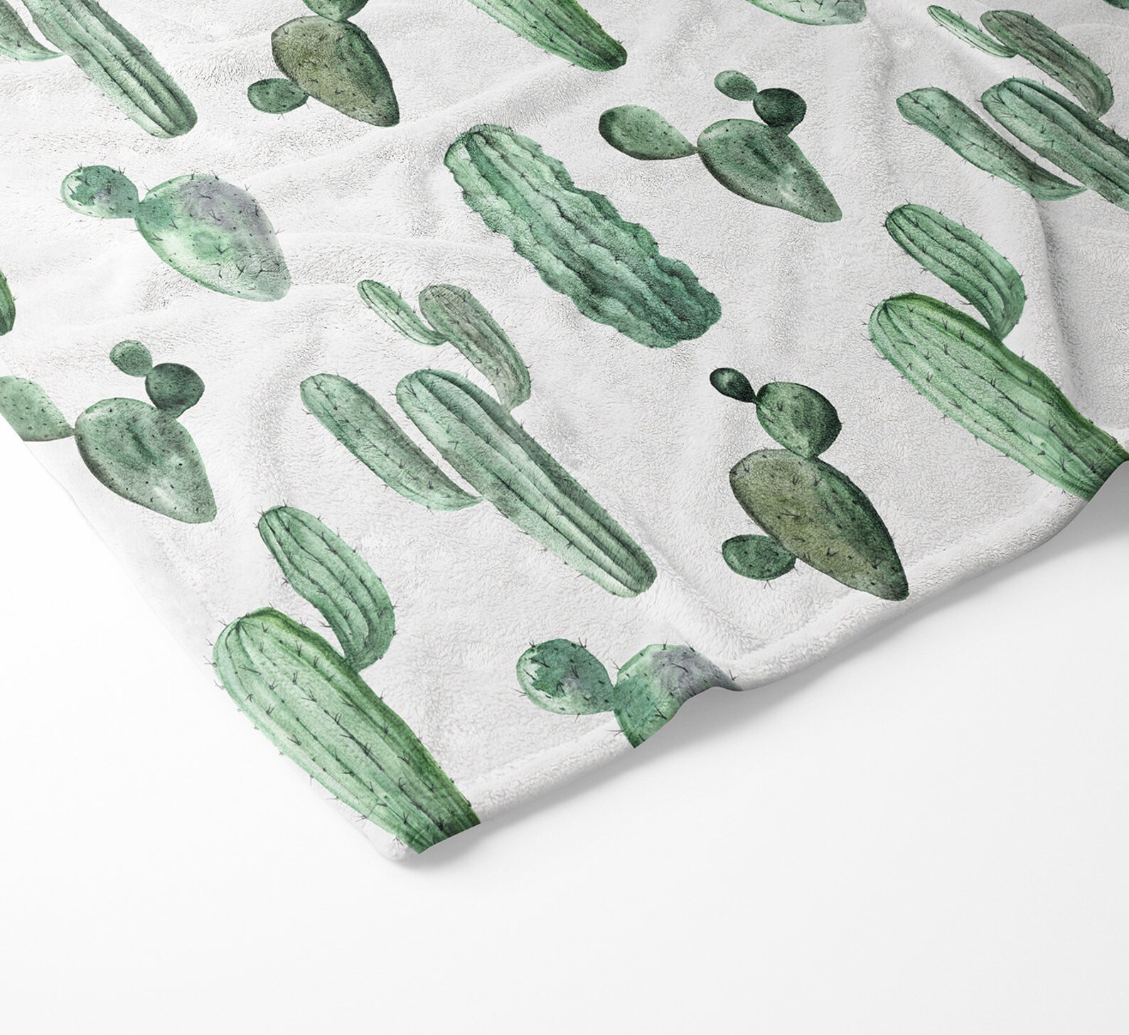 Cactus Baby Blanket Minky Blanket Crib Bedding Baby Etsy