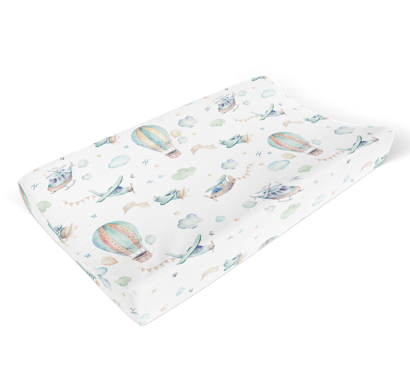 Hot Air Balloon Baby Blanket Boy Minky Blanket Crib Bedding Etsy