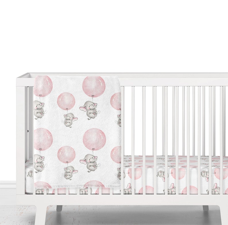 Elephant Minky Baby Blanket Elephant Nursery Bedding Elephant Baby Room Elephant Gifts Elephant Baby Gift Girl Elephant Baby Blanket Minky
