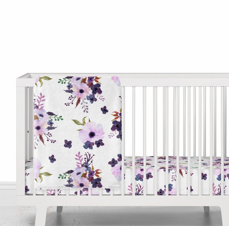 Lavender Changing Pad Cover Baby Girl Changing Pad Cover Etsy