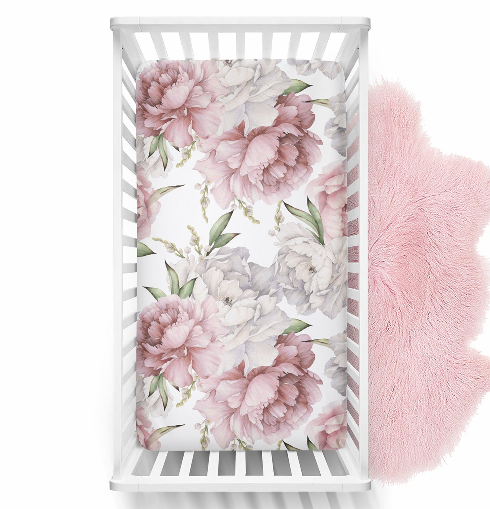 pink crib bedding