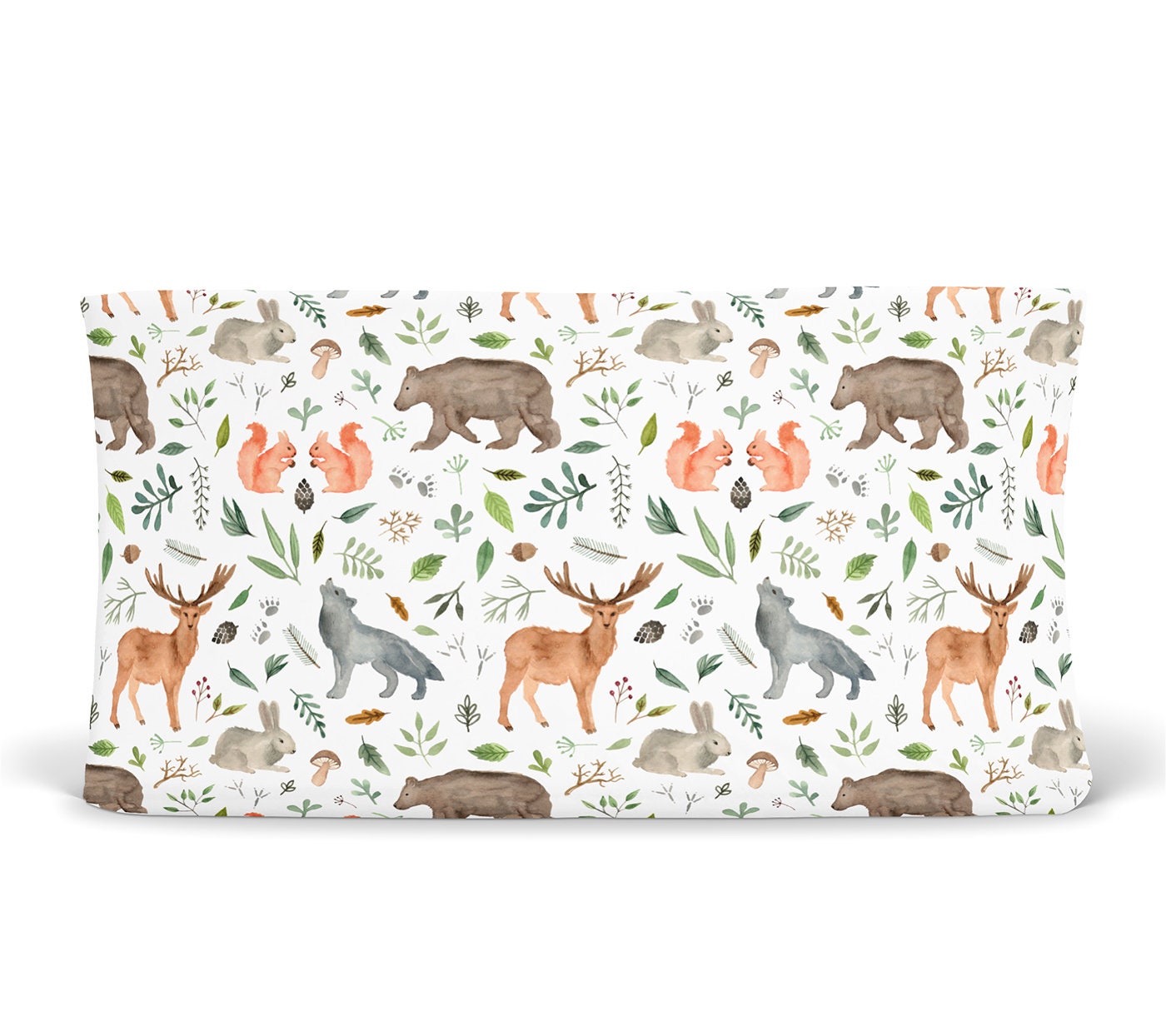 Woodland Animals Crib Sheet Crib Bedding Baby Bedding Etsy