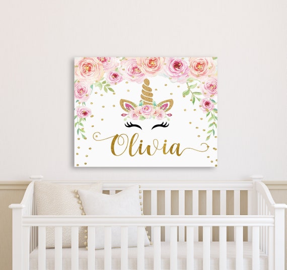 girl nursery canvas wall art